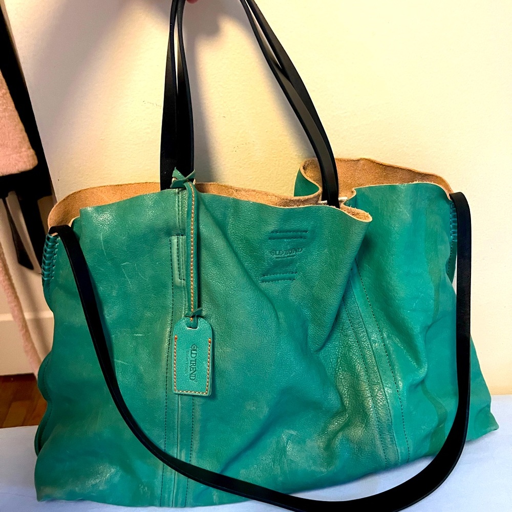 Old trend travel bag, color (Aqua)
